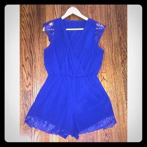 Navy Blue Romper